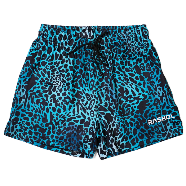 BLUE LEOPARD APEX Bodybuilding Shorts – Raskol Apparel