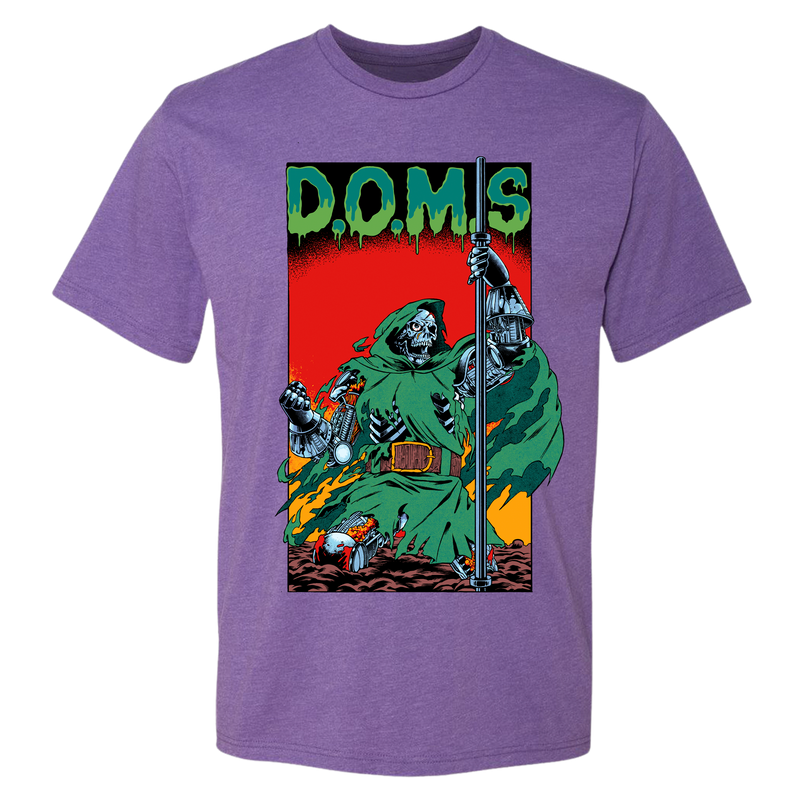 DOMS (Classic Purple Fitted Tee)