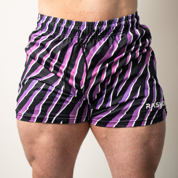 Black weirdos Aloha Shorts 【PURPLE】　L BLACK WEIRDOS / STARTER Basketball shorts (Black , Violet