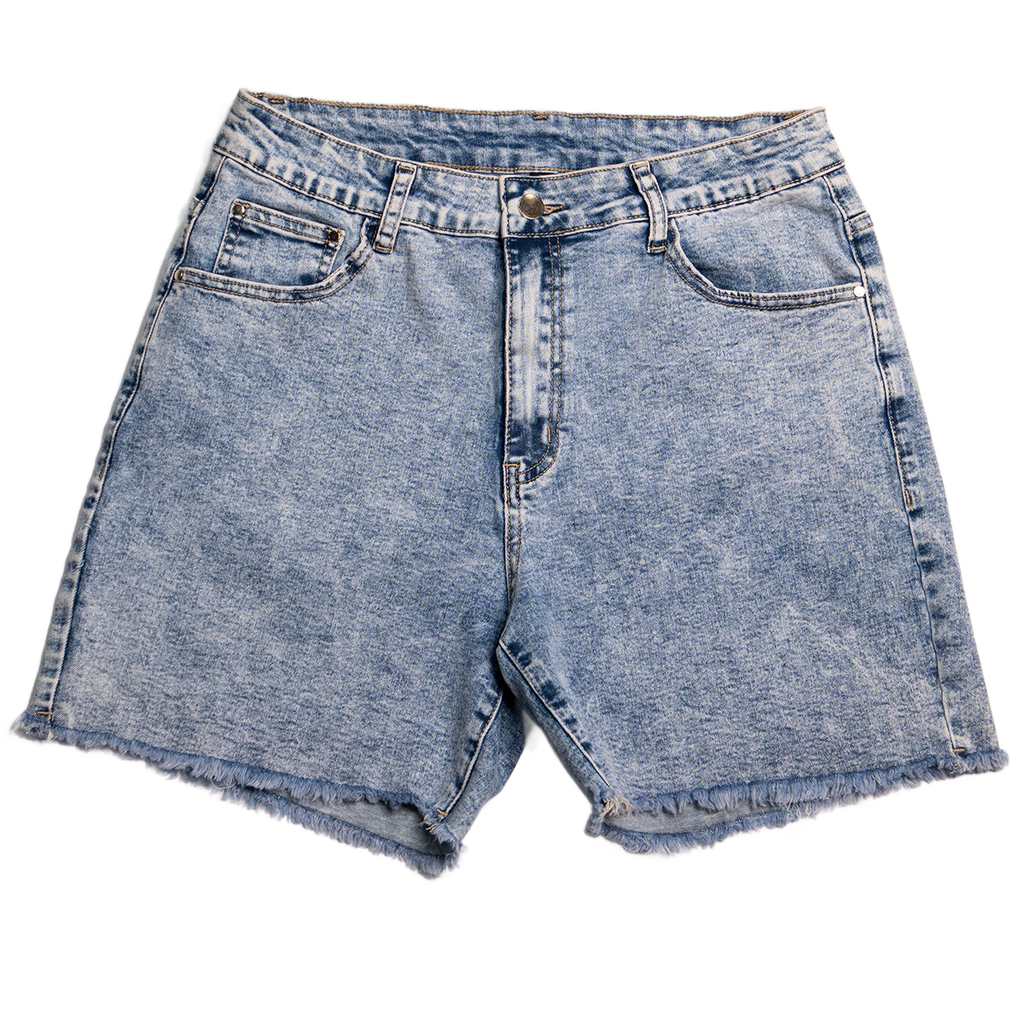 ACID WASH JORTS (PALE BLUE Limited Edition)