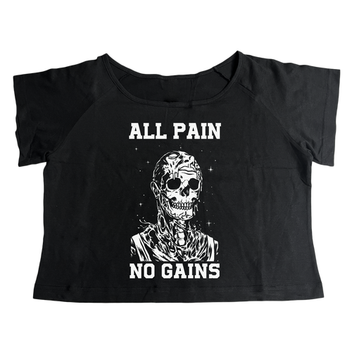 All Pain. No Gains (RETRO RAG TOP)