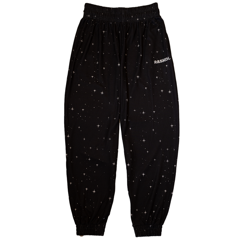 SILK DUMP COVERS (BLACK STARS Parachute Pants)