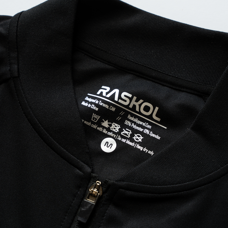 Raskol Athletic Track Jacket Black Raskol Apparel