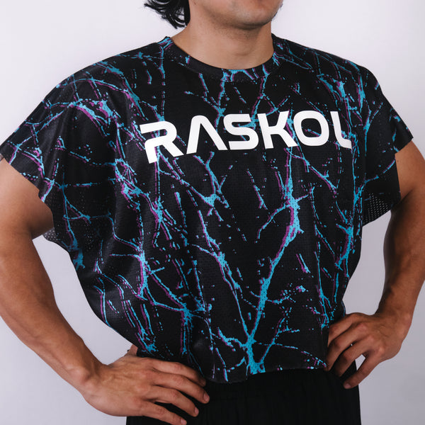 BLACK + BLUE LIGHTNING MESHWING (LIMITED EDITION) – Raskol Apparel