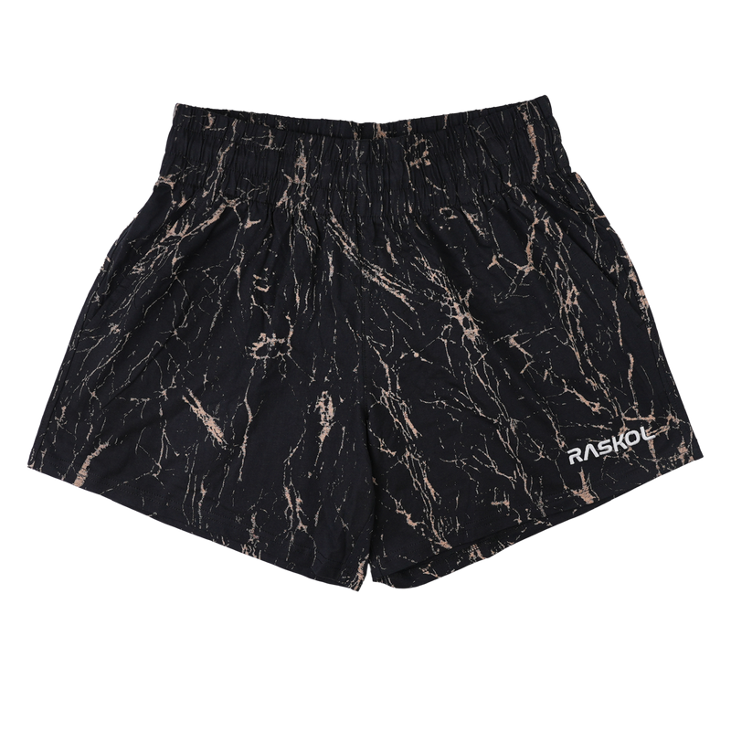 BLACK MARBLE DUMPYS SHORTS (5" Inseam)