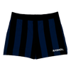 RASKOL Blue Striped Bodybuilding Compression Shorts