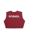 RASKOL Retro Cutoff Tank Top (BURGUNDY)
