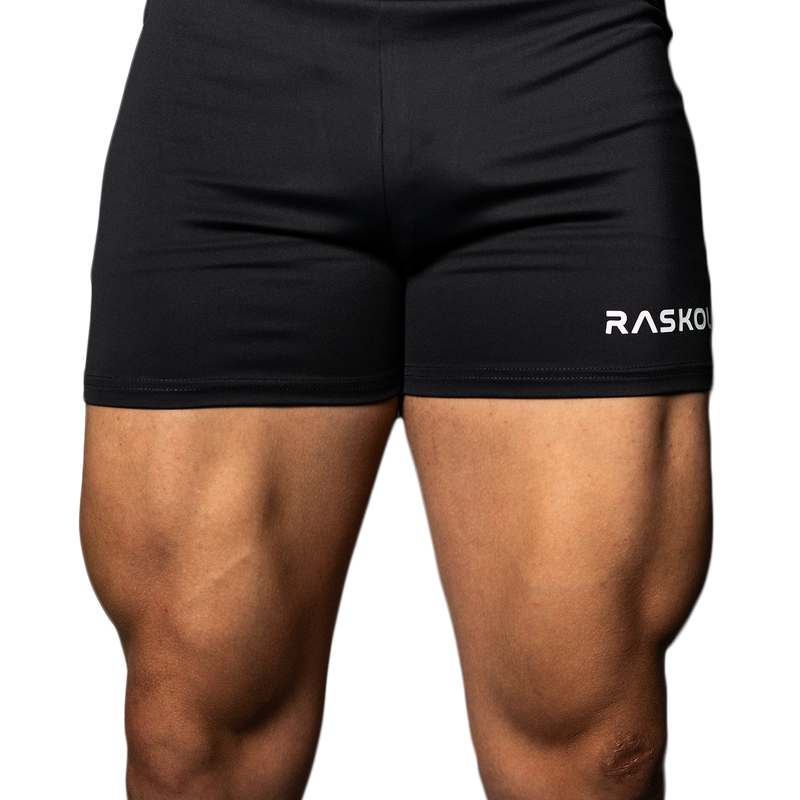 RASKOL Charcoal Bodybuilding Compression Shorts