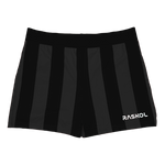 RASKOL Charcoal Striped Bodybuilding Compression Shorts