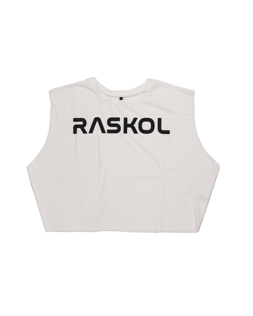 RASKOL Retro Cutoff Tank Top (WHITE)