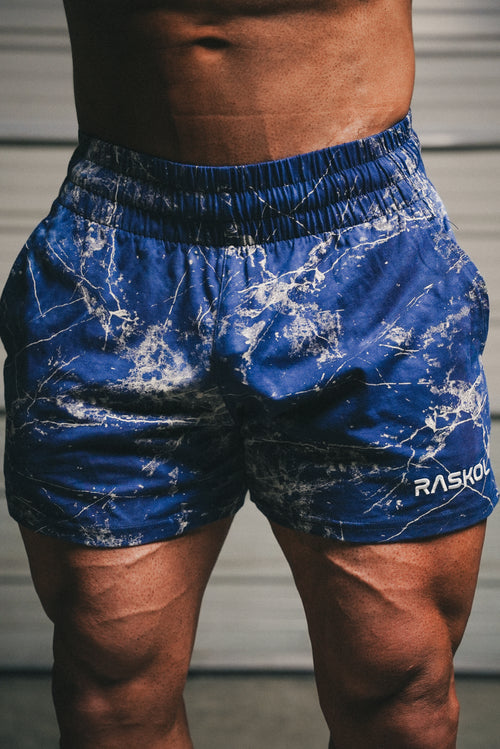 BLUE NEBULA DUMPYS SHORTS (5" Inseam)