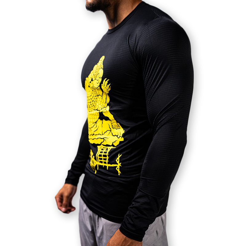 THE STRONGEST MUSCLE TEE LONG SLEEVE (LIMITED EDITION) *Read Size Chart*