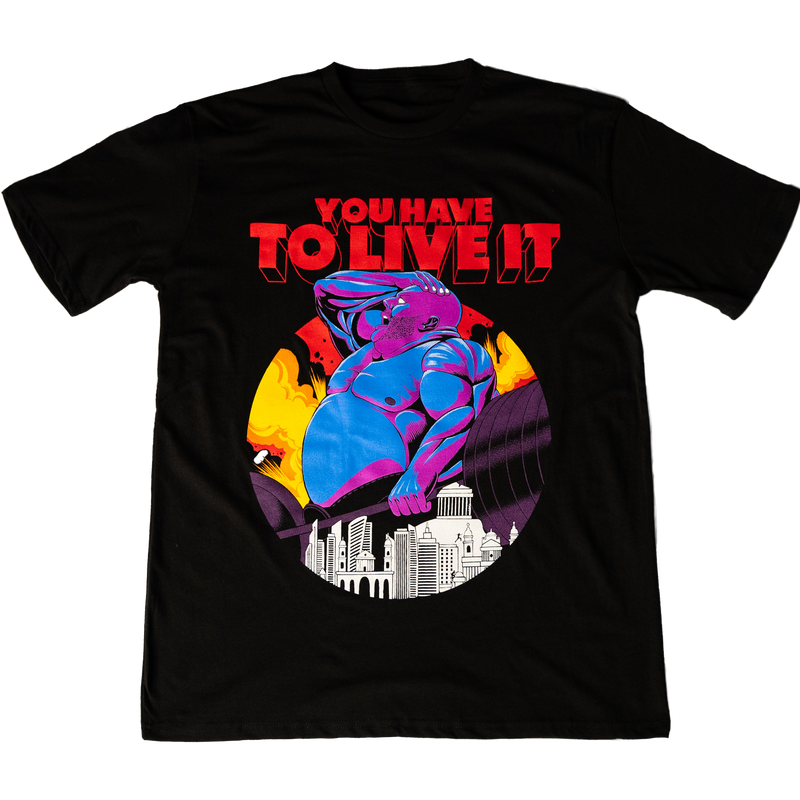 YOU HAVE TO LIVE IT (OFFICIAL GRIZZLY COLLAB) *PREMIUM OVERSIZED TEE*