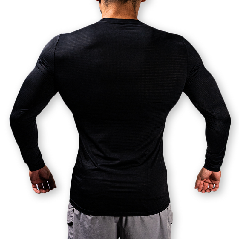 MASS MUSCLE TEE LONG SLEEVE (LIMITED EDITION) *Read Size Chart*