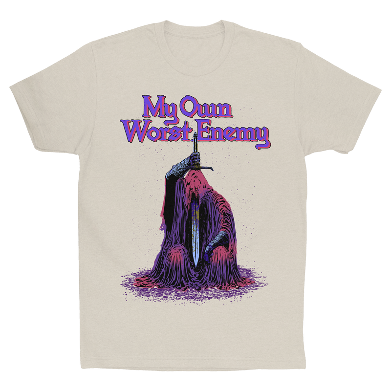 MY OWN WORST ENEMY *Bone Edition* (PREMIUM OVERSIZED TEE)