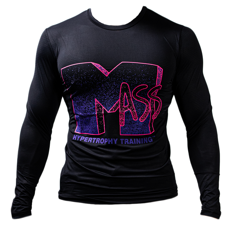 MASS MUSCLE TEE LONG SLEEVE (LIMITED EDITION) *Read Size Chart*