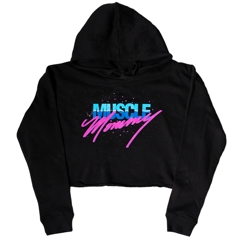 Muscle Mommy (Women's Crop HOODIE)