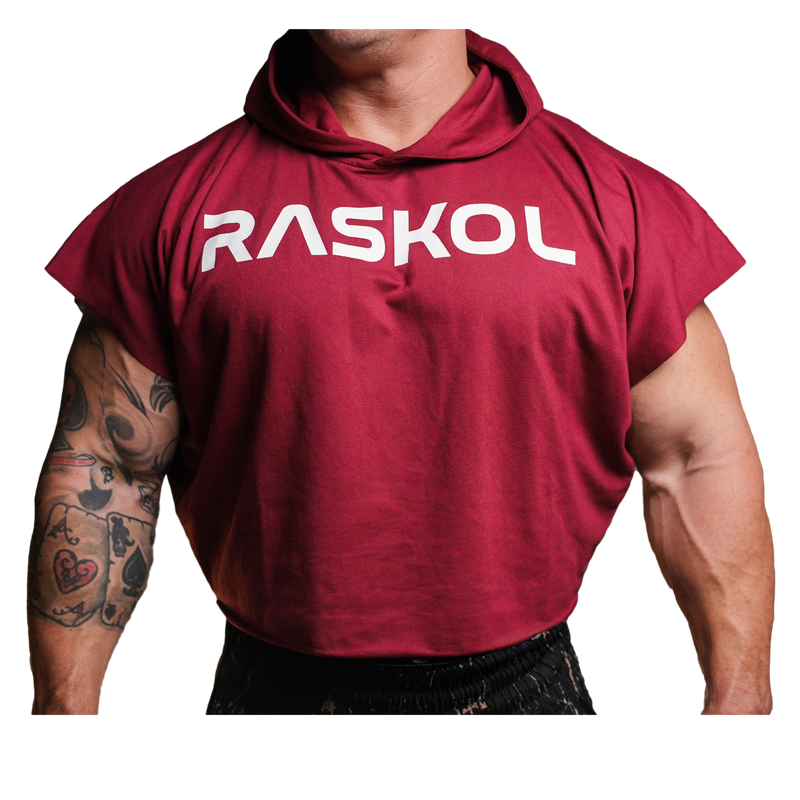 BURGUNDY RED HOODWING (Premium Lifting Hoodie)