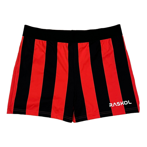 RASKOL Red Striped Bodybuilding Compression Shorts