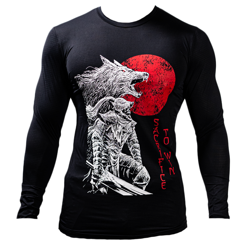 Sacrifice To Win MUSCLE TEE LONG SLEEVE (LIMITED EDITION) *Read Size Chart*