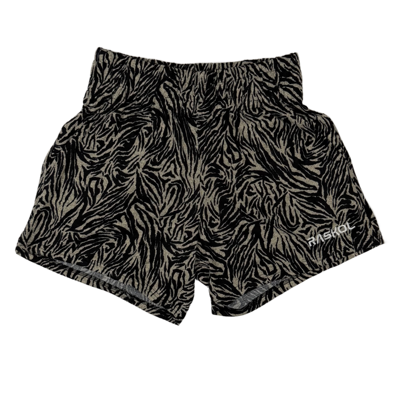 SILK GREY ZEBRA DUMPYS SHORTS (5