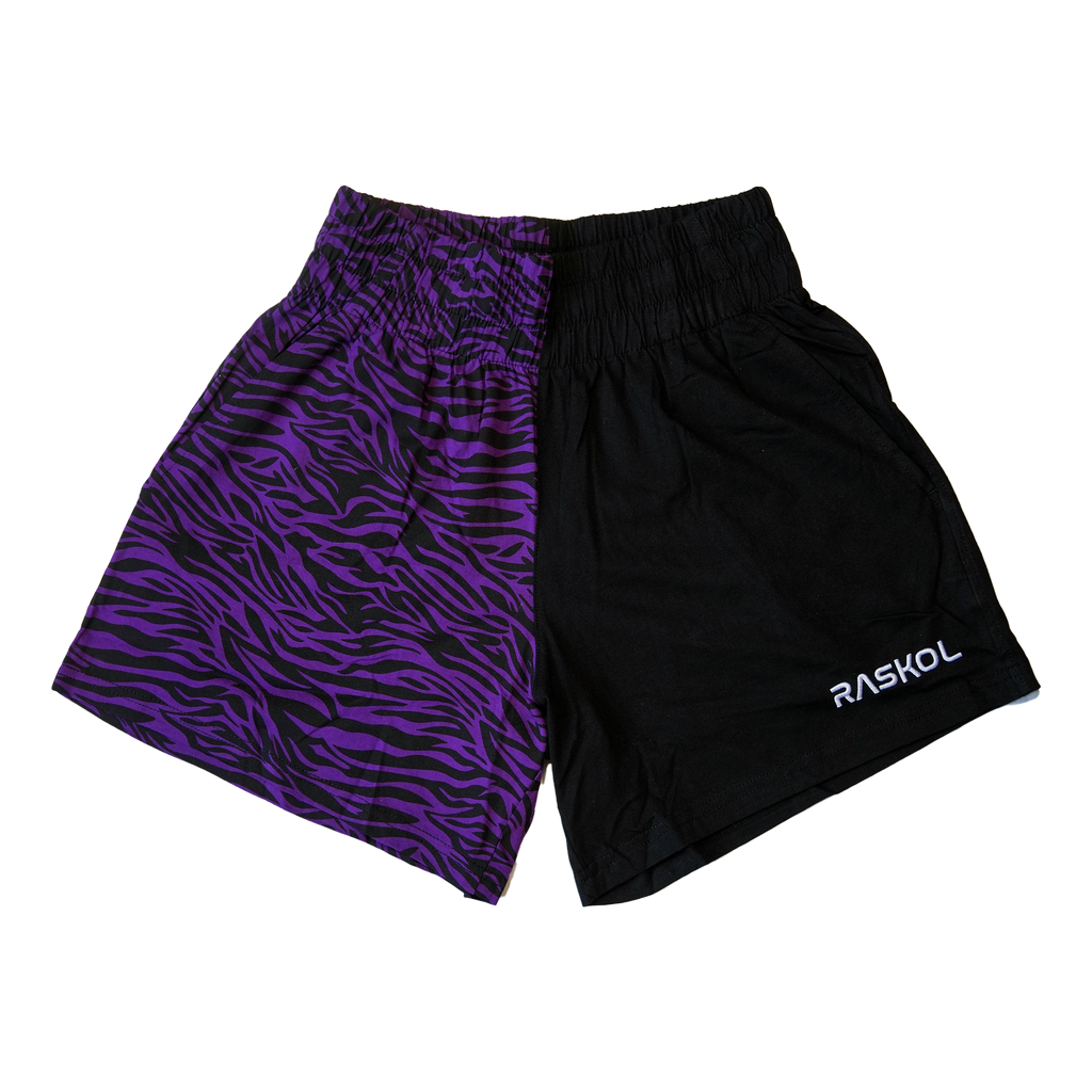 パンツ PEEL&LIFT tiger easy shorts purple,XL SPLIT PURPLE TIGER DUMPYS SHORTS (5