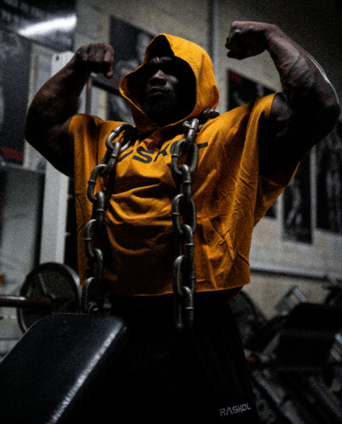 RETRO GOLD HOODWING (Premium Lifting Hoodie)