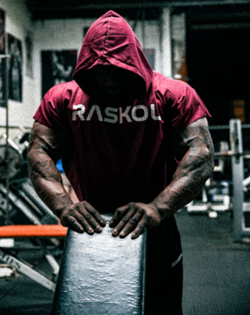 BURGUNDY RED HOODWING (Premium Lifting Hoodie)
