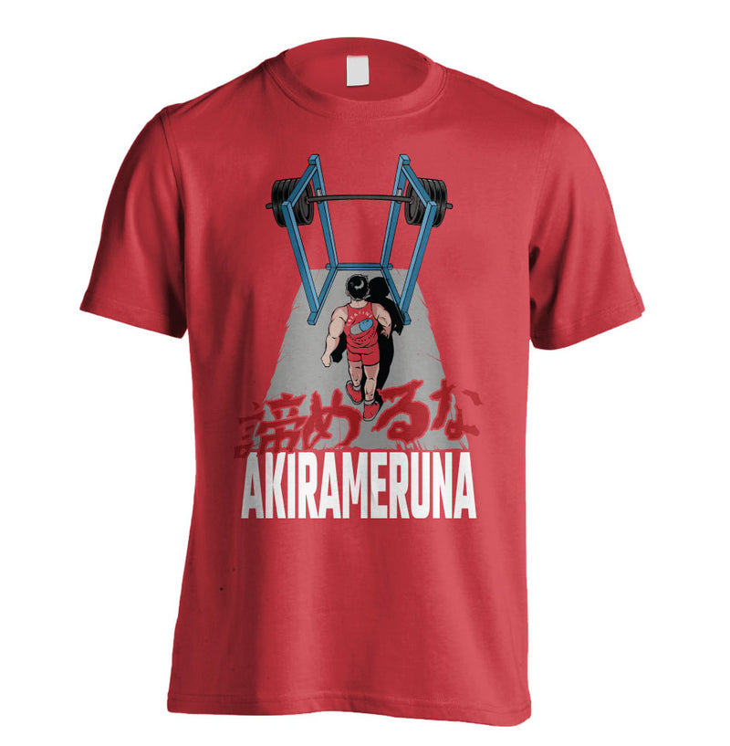 NEVER Give Up (Akirameruna)! *Limited Red Fitted Tee*