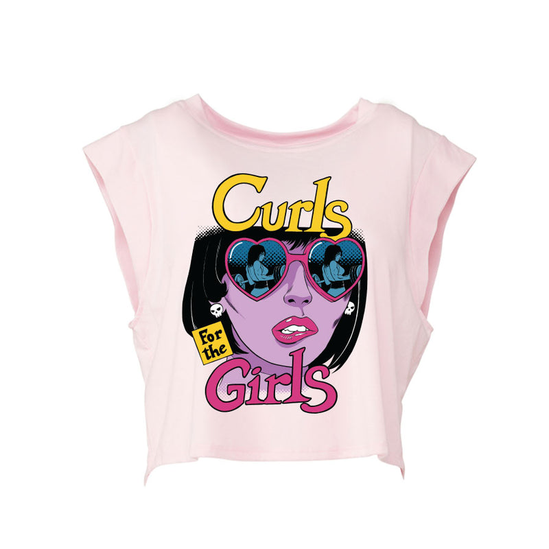 CURLS For The GIRLS (Pink Crop Top Tank LIMITED Edition)