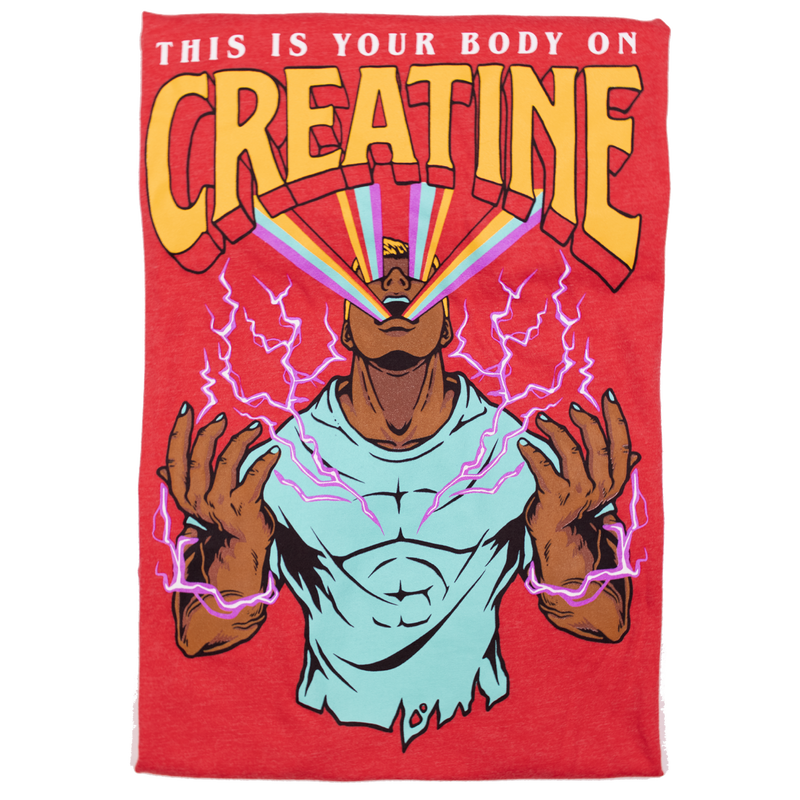 Your Body On Creatine *Ruby Red Limited Edition* (Fitted Tee)