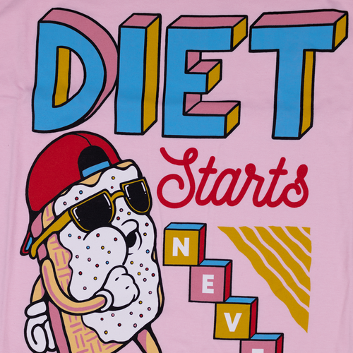 Diet Starts Never (PREMIUM OVERSIZED TEE)