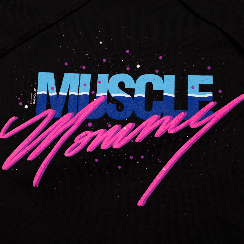 Muscle Mommy (Women's Crop HOODIE)