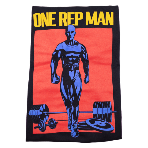One Rep Man (Black Tee) *Fitted Tee*