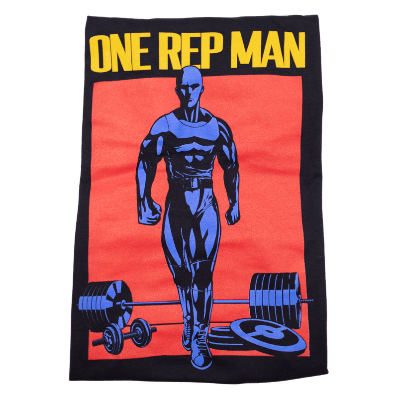 One Rep Man (Black Tee) *Fitted Tee*