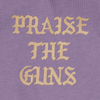 Praise The Guns (PREMIUM OVERSIZED ROYAL PURPLE TEE)