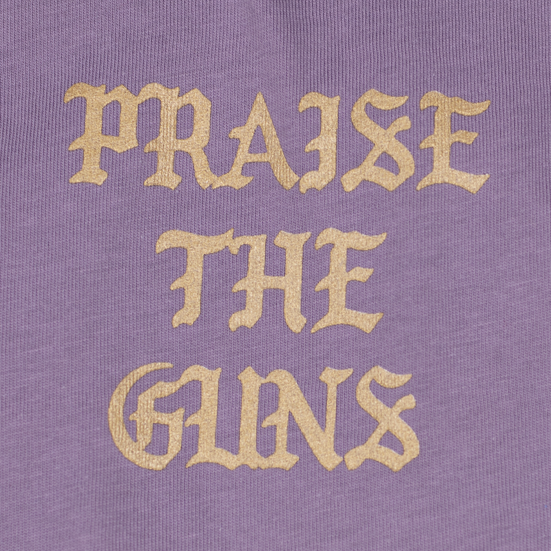 Praise The Guns (PREMIUM OVERSIZED ROYAL PURPLE TEE)