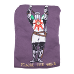Praise The Guns (Royal Purple Comfy Crewneck)